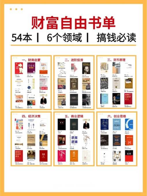 财富自由书单（不断更新）